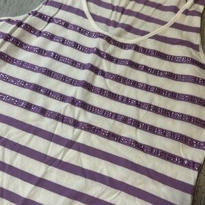 Gap Purple Sparkle Tank Size Small